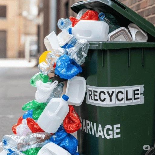 A verdade suja sobre a reciclagem de&nbsp;plástico