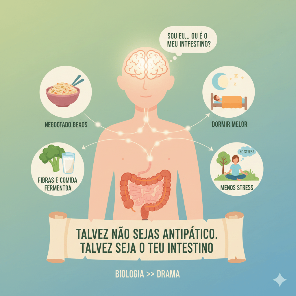 Talvez você não seja chato. Talvez seja a sua&nbsp;microbiota