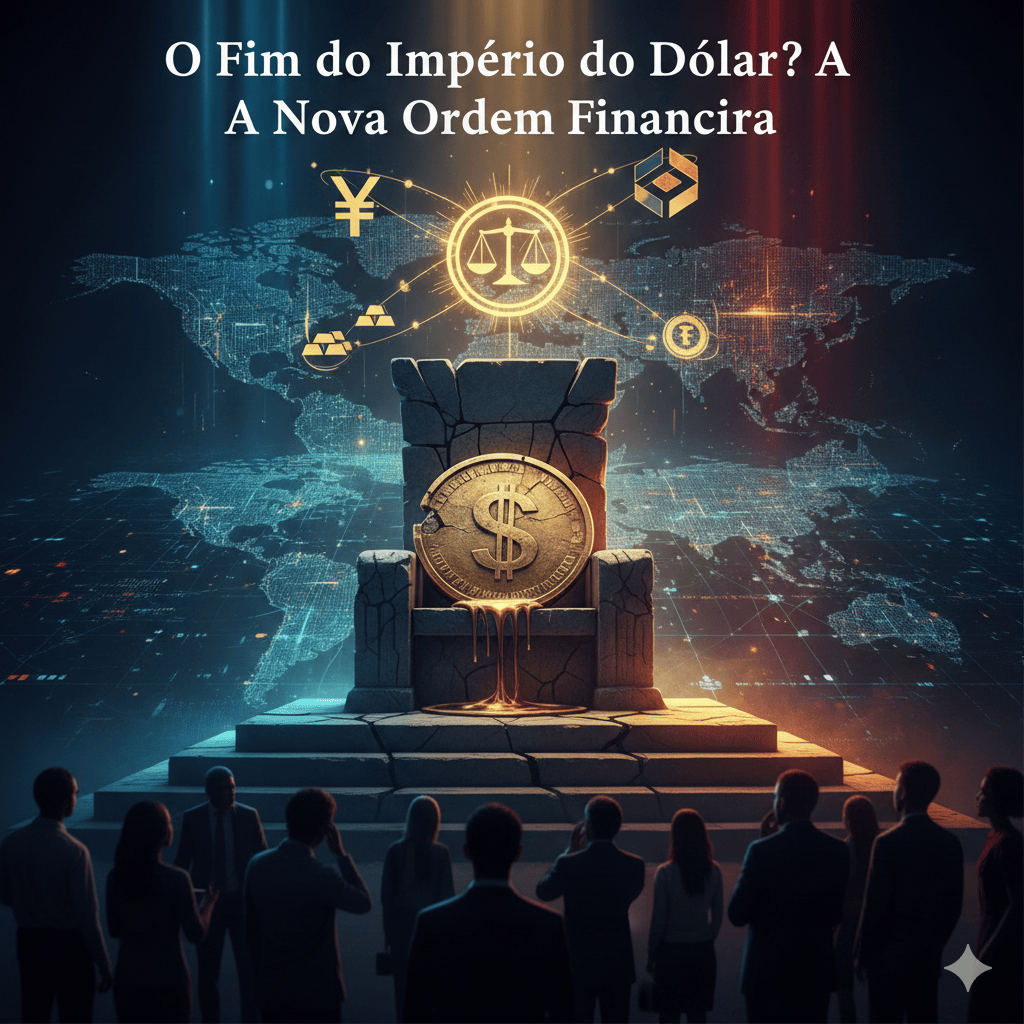O Fim do Império do Dólar? 💸 A Nova Ordem Financeira e o Nascimento de um Mundo&nbsp;Multipolar